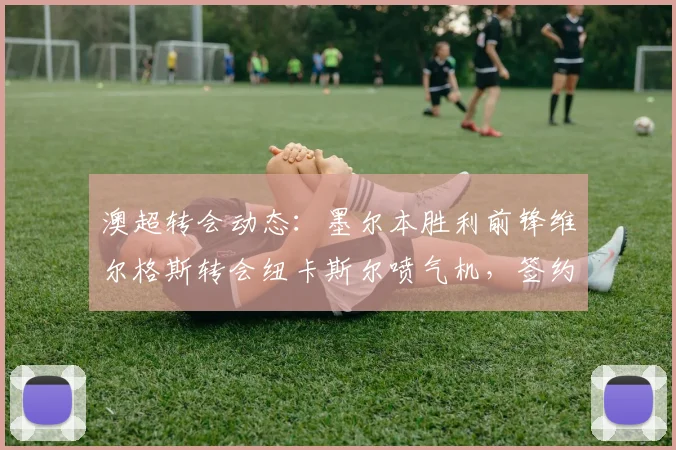 澳超转会动态：墨尔本胜利前锋维尔格斯转会纽卡斯尔喷气机，签约至2026赛季，技术特点解析